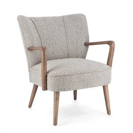 Fauteuil Moritz Stone Bois Massif Iconique Ce fauteuil est l'incarn...