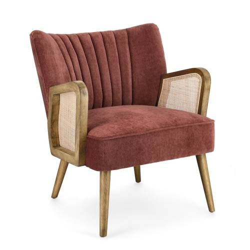 Fauteuil Bois Massif pour Salon Contemporain