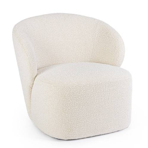 Fauteuil Naturel en Bois pour Salon