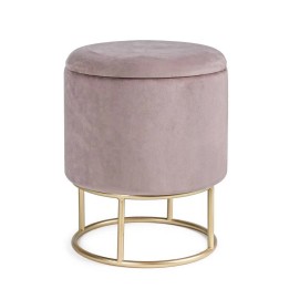 Tabouret Conteneur en Bois Massif pour Salon