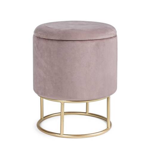Tabouret Conteneur en Bois Massif pour Salon