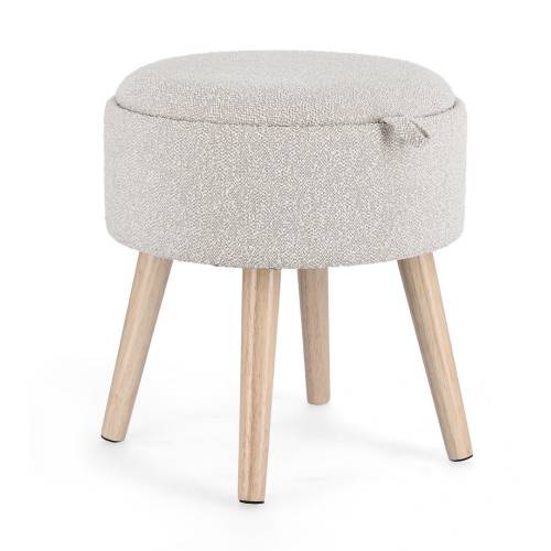 Tabouret Coffre en Bois Placé au Salon