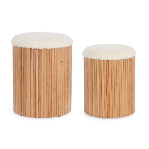 SET2 POUF CONT. NEDA NAT-BLANC