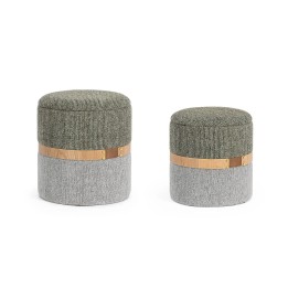 Pouf Polyester Contemporain | Salon Tendance