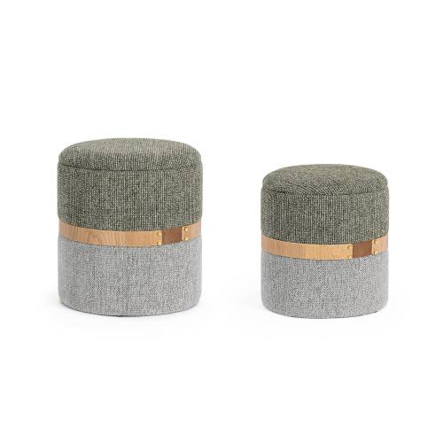 SET2 POUF AC-RANGEMENT TALYA FOG