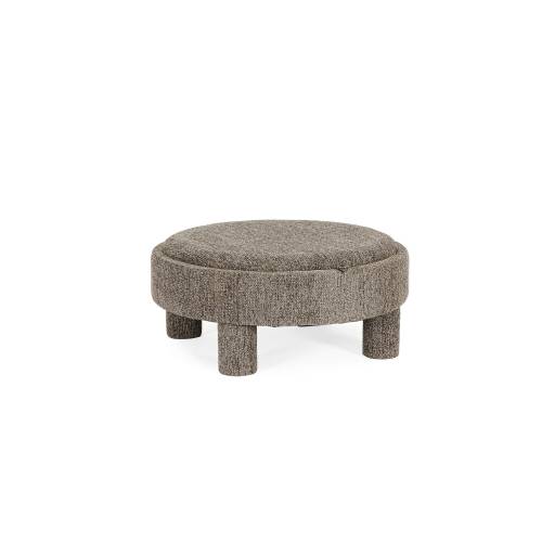 Pouf en Bois Massif pour Canapé Contemporain