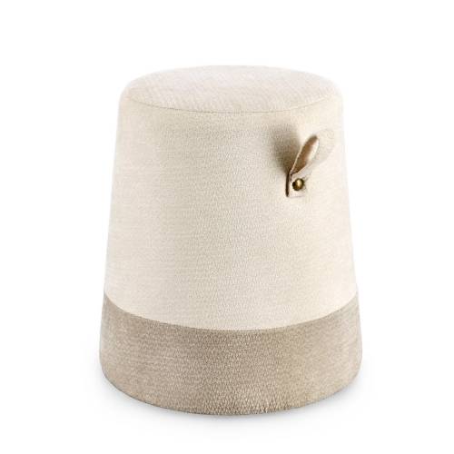 Pouf en Bois Massif pour Canapé Contemporain