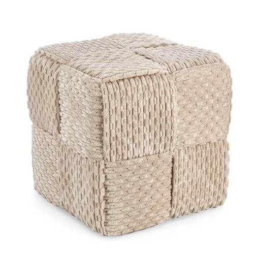 Pouf Dado en Bois Massif pour Canapé
