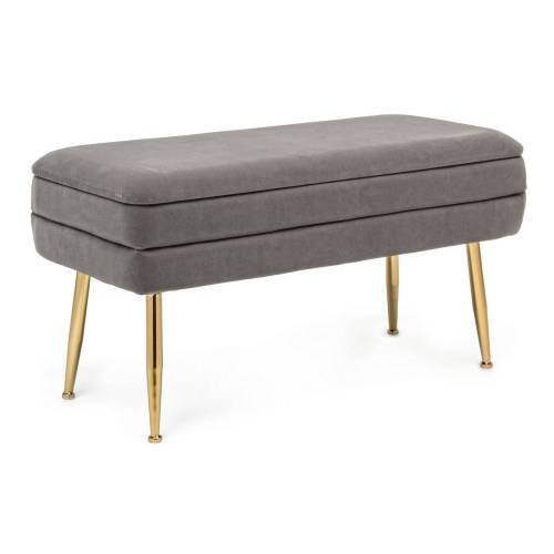 Banc-Coffre en Bois pour Entrée Contemporaine