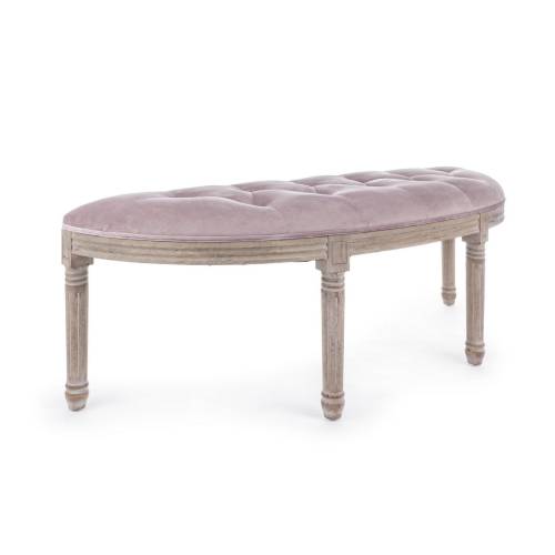 Banc Tilde Woodrose en Bois Massif pour Entrée