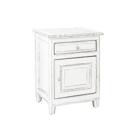 Table de chevet Colette 1P-1T DX en bois contemporaine élégante.