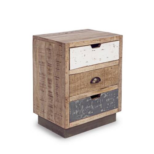 TABLE DE CHEVET en Bois Massif pour Chambre
