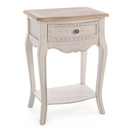 TABLE D'APPOINT EN BOIS MASSIF pour Chambre