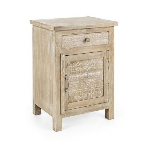 Table de Chevet en Bois Massif pour Chambre