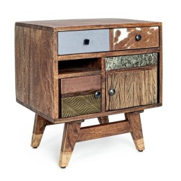 TABLE DE CHAMBRE DHAVAL en Bois Massif, Signature Contemporaine Cet...