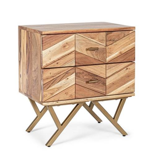Table de Chevet en Bois Massif pour Chambre