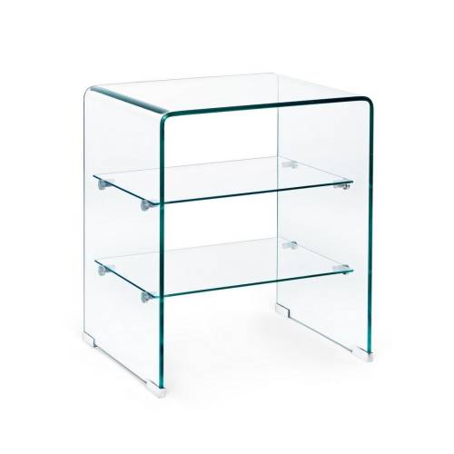 3Étagère Iride Verre en Bois pour Chambre