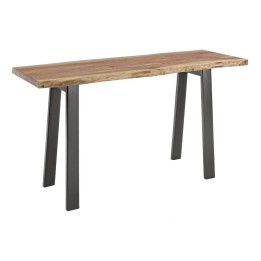 Console en bois contemporaine avec style unique.