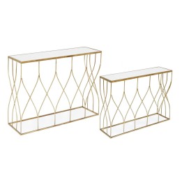 Console en bois massif contemporaine avec style élégant.