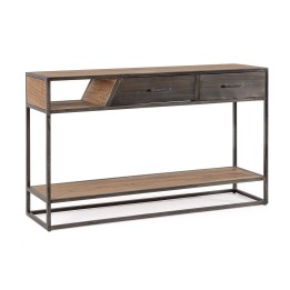 Console Bois Acacia Entrée | Industriel et Contemporain