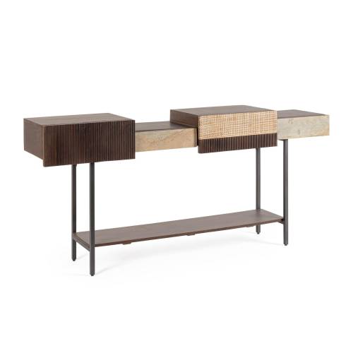 Console en Bois Massif pour Entrée