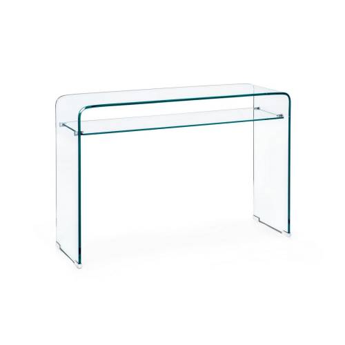 Console Bois 2 Niveaux Rectangulaire pour Entrée