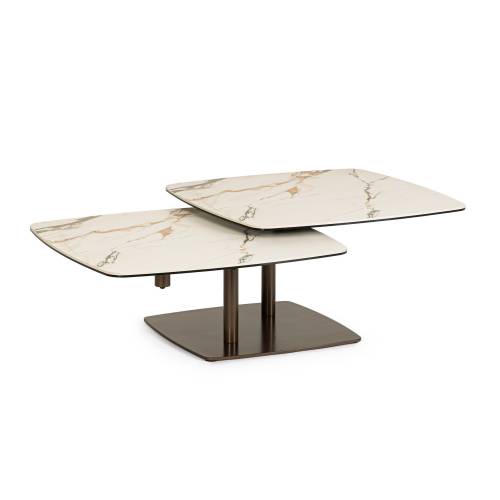 Table Basse Bois Massif pour Salon Contemporain