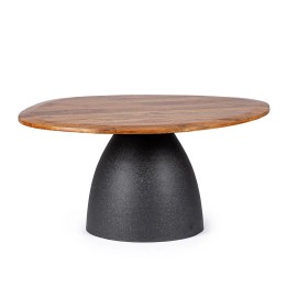 Table Basse Bois Massif pour Salon Contemporain