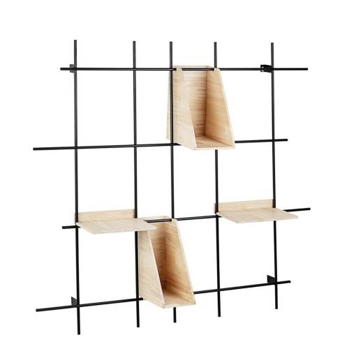 Étagère en Bois Murale pour Salle à Manger