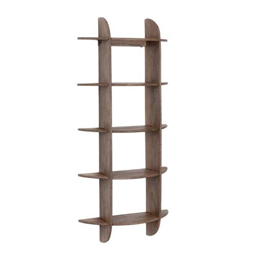 Étagère en Bois Rustique pour Séjour