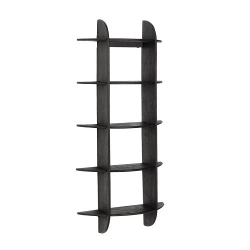 Étagère Bois Massif pour Salon Contemporain