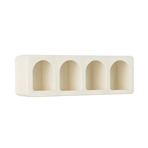 Étagère Bois Rectangulaire Blanc pour Salle à Manger