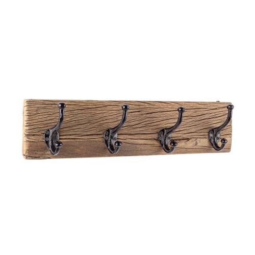Patère en Bois Massif pour Porte Manteaux