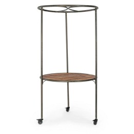 Exposant en bois massif à toit ac-roulottes contemporain, un élémen...