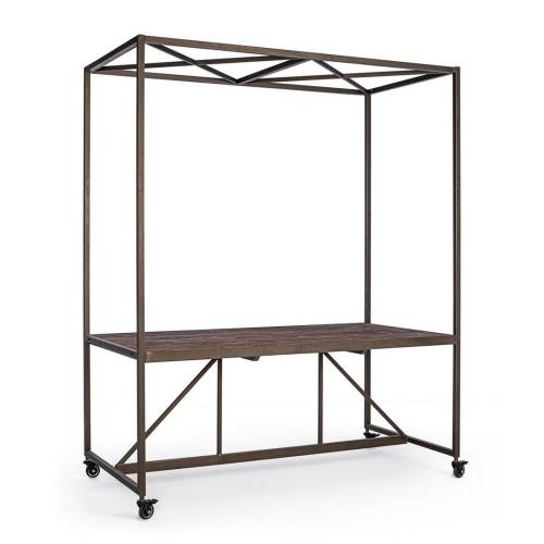 Table Exposant Ac-Toit en Bois Salon Contemporain
