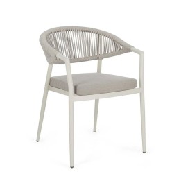Chaise en aluminium pour terrasse, signature de la capsule de