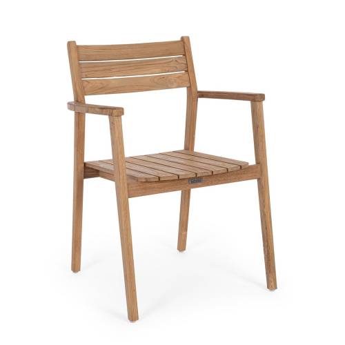 Chaise Bois de Teck Recyclé pour Jardin