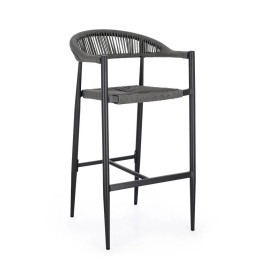 Tabouret de Bar en Aluminium pour Terrasse