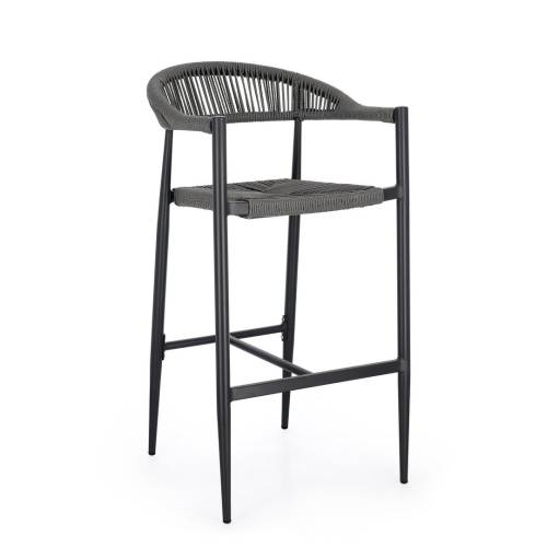 Tabouret de Bar en Aluminium pour Terrasse