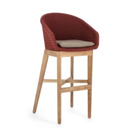 Tabouret de jardin en cordage pour l'extérieur pour terrasse