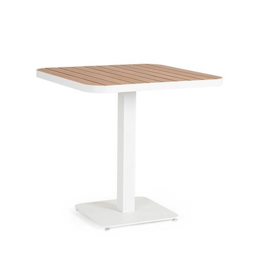 Table en Aluminium avec Pied Central pour Terrasse
