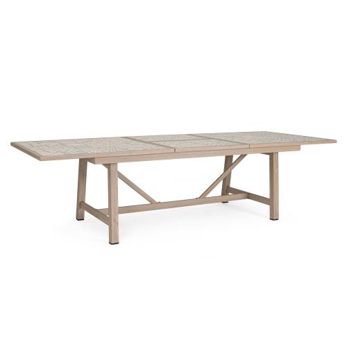 Table Extérieure Aluminium Peint pour Terrasse