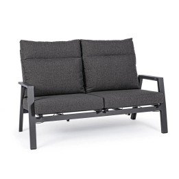 Canapé Inclinable en Aluminium pour Jardin