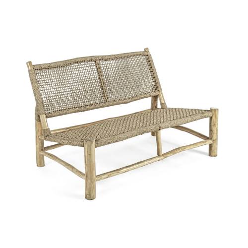 Canapé en Fibres Synthétiques pour Jardin