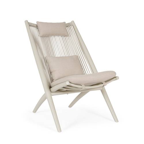 Fauteuil en Aluminium Peint pour Terrasse