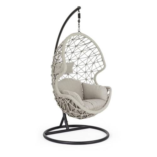 Fauteuil Suspendu en Fibres Synthétiques pour Jardin