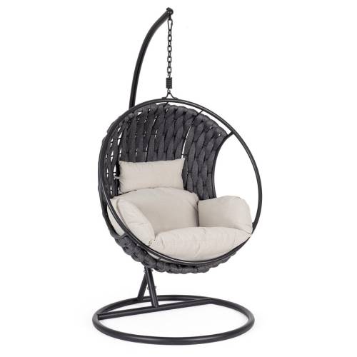 Fauteuil Suspendu en Acier Traité pour Terrasse