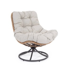 Fauteuil Pivotal en Acier Traité pour Terrasse