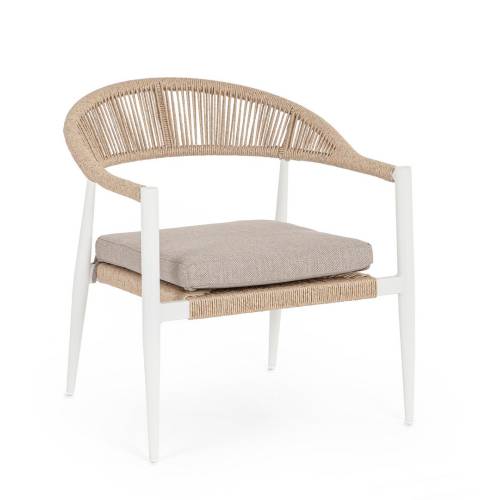 Fauteuil en Aluminium Peint pour Terrasse