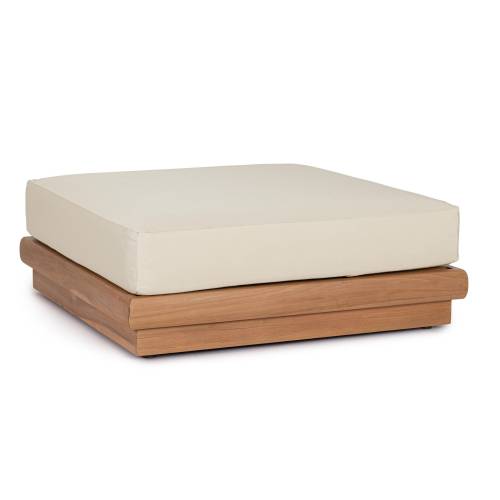 Pouf Teck pour Terrasse
